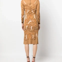 Femme Hermès Robe En Soie à Imprimé Art Nouveau Pre-owned (années 1970) 10 Femme Hermès Robe En Soie à Imprimé Art Nouveau Pre-owned (années 1970) -Promos Féerie Jupe Boutique 19287337 43881765 1000