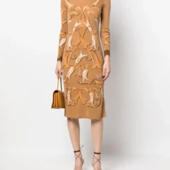 Femme Hermès Robe En Soie à Imprimé Art Nouveau Pre-owned (années 1970) 8 Femme Hermès Robe En Soie à Imprimé Art Nouveau Pre-owned (années 1970) -Promos Féerie Jupe Boutique 19287337 43881766 1000