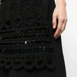 Femme Prada Robe Sans Manches à Empiècements (années 2000) 11 Femme Prada Robe Sans Manches à Empiècements (années 2000) -Promos Féerie Jupe Boutique 19288053 43881736 1000