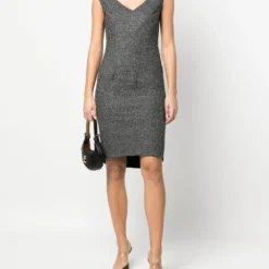 Femme Christian Dior Robe Sans Manches à Col V Pre-owned (années 2010) -Promos Féerie Jupe Boutique 19290083 42553159 1000