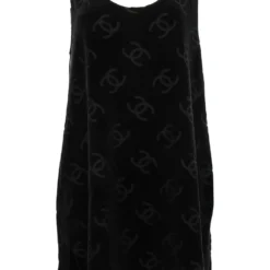 Femme CHANEL Robe Sans Manches à Logo CC (1996-1997)