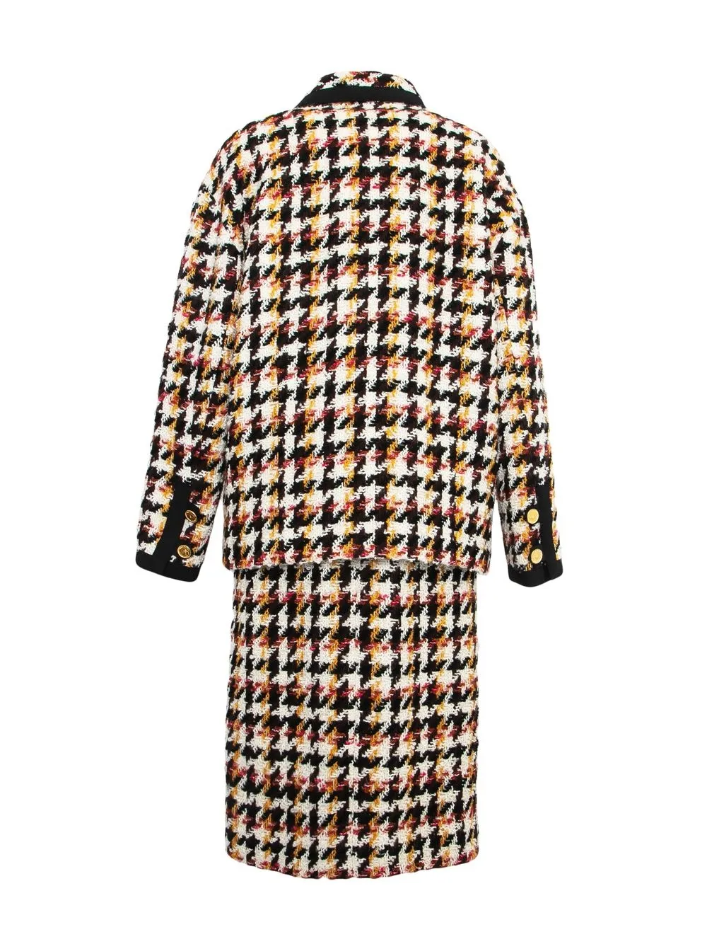 Femme CHANEL Ensemble Robe-veste à Motif Pied-de-poule (2001-2002) 5 Femme CHANEL Ensemble Robe-veste à Motif Pied-de-poule (2001-2002) – Image 3