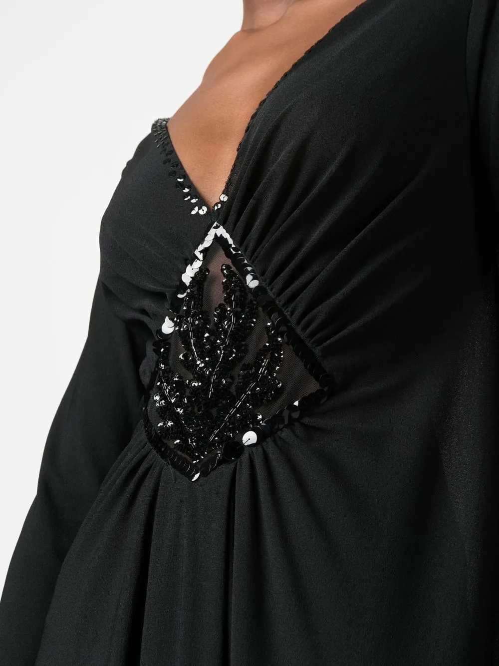 Femme A.N.G.E.L.O. Vintage Cult Robe Longue à Ornements En Sequins (années 1970) 7 Femme A.N.G.E.L.O. Vintage Cult Robe Longue à Ornements En Sequins (années 1970) – Image 5