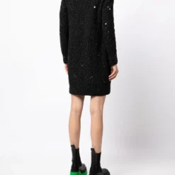 Femme CHANEL Robe En Tweed à Sequins (1994) -Promos Féerie Jupe Boutique 19394686 43355338 1000