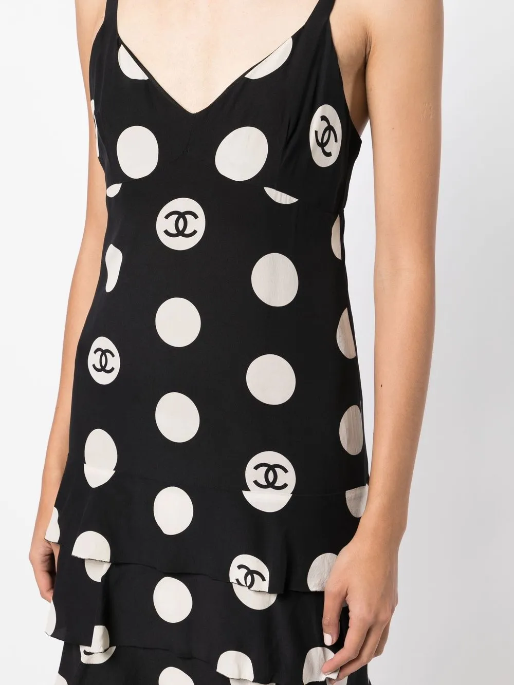 Femme CHANEL Robe évasée à Pois 7 Femme CHANEL Robe évasée à Pois – Image 5