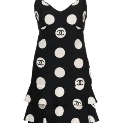 Femme CHANEL Robe évasée à Pois