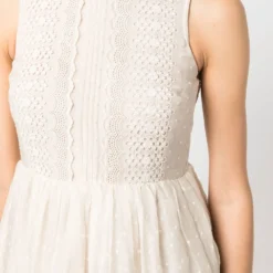 Femme Valentino Garavani Robe Sans Manches à Empiècements En Dentelle (années 2010) -Promos Féerie Jupe Boutique 19447634 43375015 1000