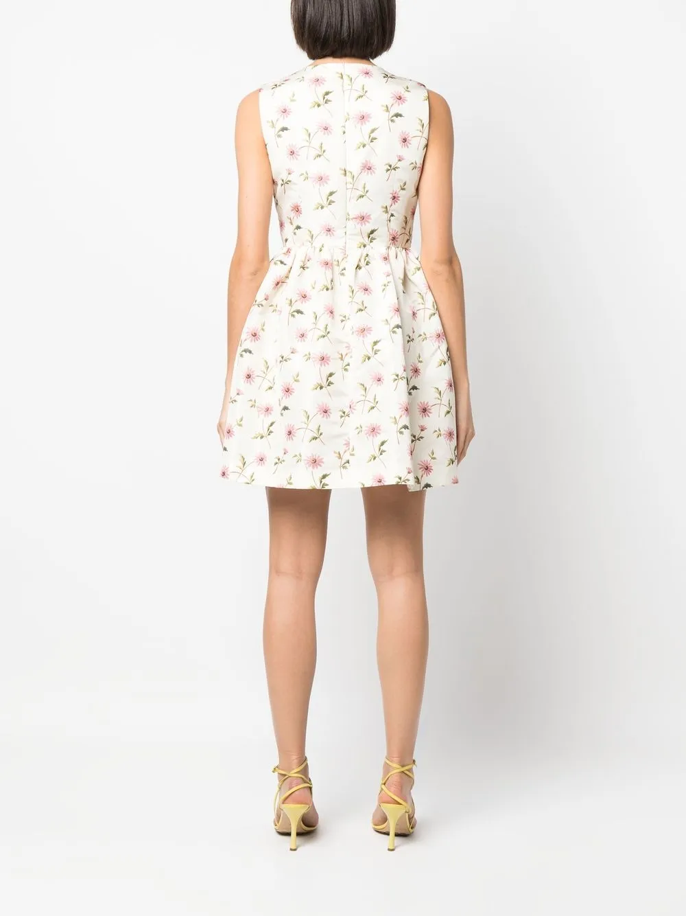 Femme Valentino Garavani Robe à Fleurs (années 2000) 6 Femme Valentino Garavani Robe à Fleurs (années 2000) – Image 4