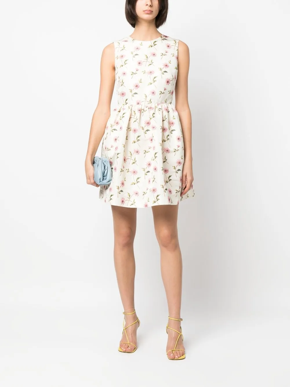 Femme Valentino Garavani Robe à Fleurs (années 2000) 4 Femme Valentino Garavani Robe à Fleurs (années 2000) – Image 2