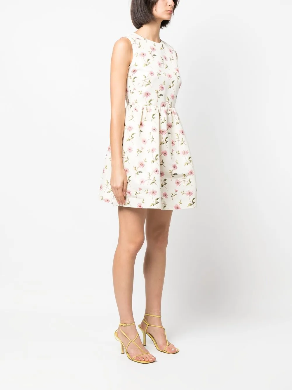 Femme Valentino Garavani Robe à Fleurs (années 2000) 5 Femme Valentino Garavani Robe à Fleurs (années 2000) – Image 3