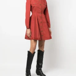 Femme Jean Paul Gaultier Robe En Jean 1989 à Boutons Logo 10 Femme Jean Paul Gaultier Robe En Jean 1989 à Boutons Logo -Promos Féerie Jupe Boutique 19471862 43970952 1000