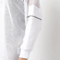 Femme Jean Paul Gaultier Robe-sweat à Empiècement En Résille (années 2000) -Promos Féerie Jupe Boutique 19476655 43972222 1000