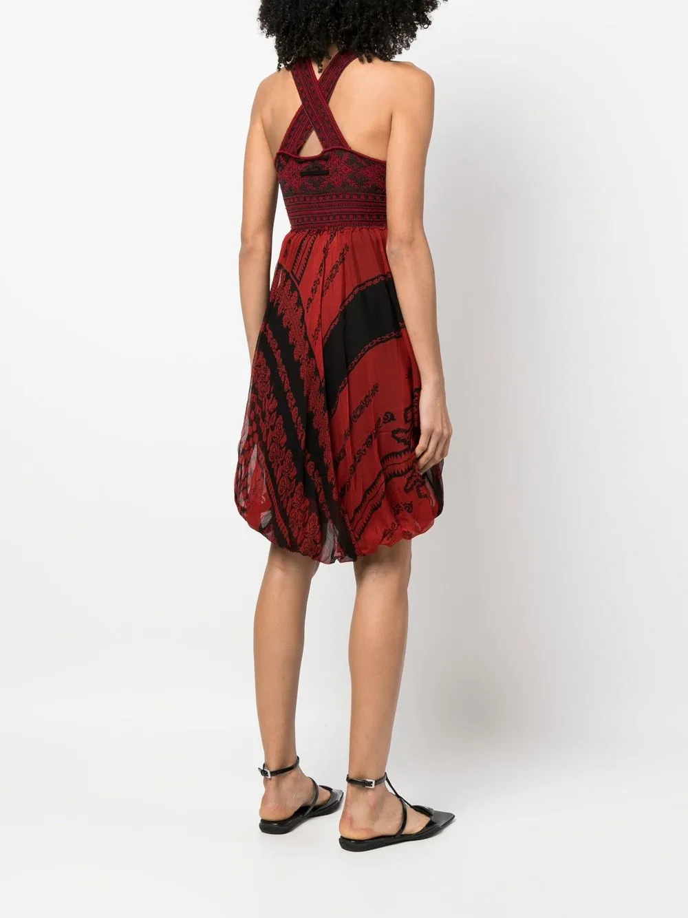 Femme Jean Paul Gaultier Robe à Imprimé Abstrait (années 2000) 6 Femme Jean Paul Gaultier Robe à Imprimé Abstrait (années 2000) – Image 4