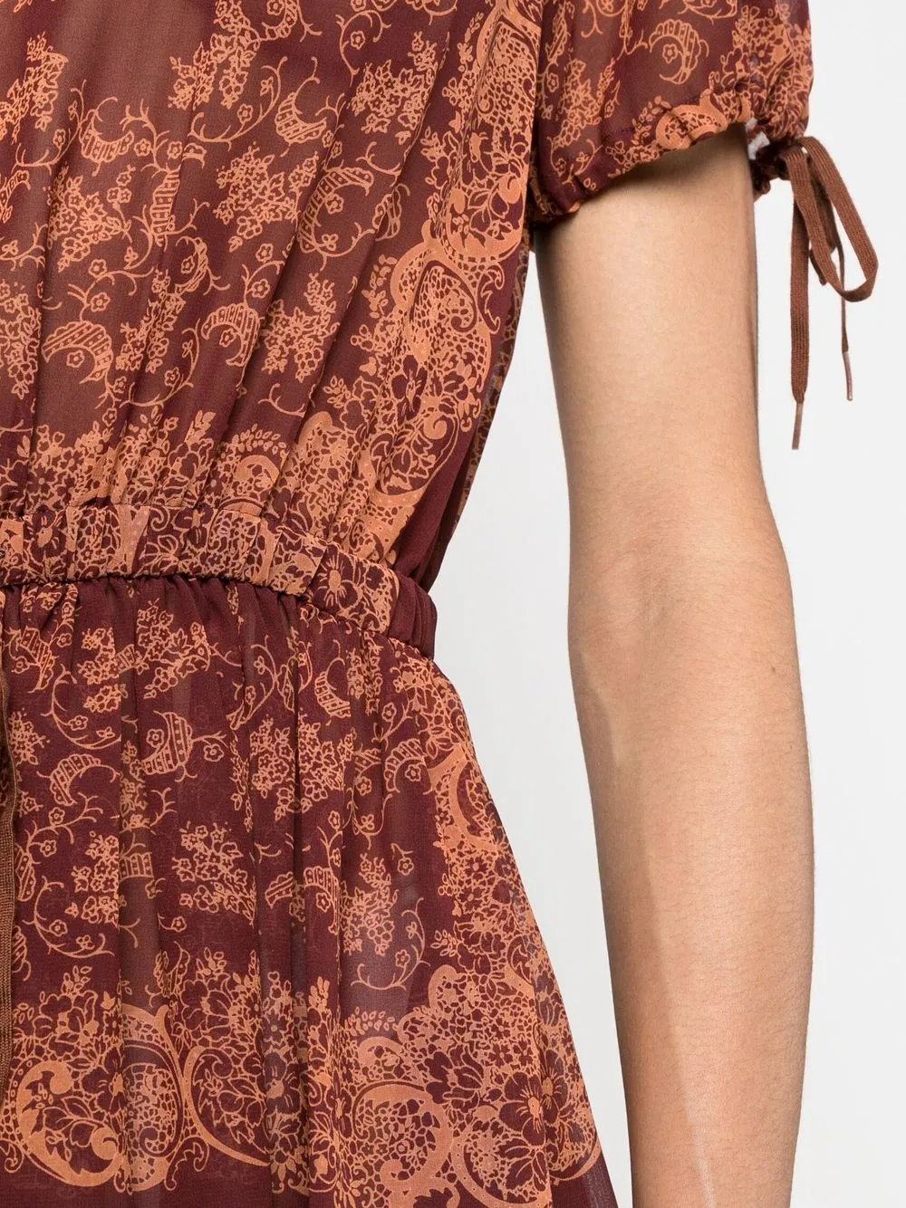 Femme Jean Paul Gaultier Robe Mi-longue à Imprimé Abstrait (années 1980) 7 Femme Jean Paul Gaultier Robe Mi-longue à Imprimé Abstrait (années 1980) – Image 5