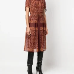 Femme Jean Paul Gaultier Robe Mi-longue à Imprimé Abstrait (années 1980) 10 Femme Jean Paul Gaultier Robe Mi-longue à Imprimé Abstrait (années 1980) -Promos Féerie Jupe Boutique 19476718 43975873 1000