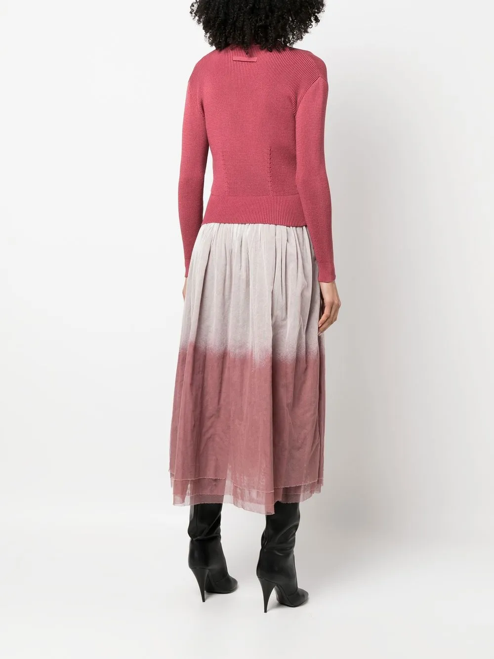 Femme Jean Paul Gaultier Robe Mi-longue à Empiècements En Maille (1991) 6 Femme Jean Paul Gaultier Robe Mi-longue à Empiècements En Maille (1991) – Image 4