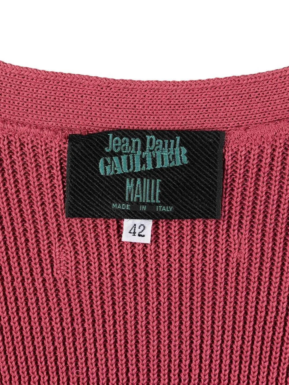 Femme Jean Paul Gaultier Robe Mi-longue à Empiècements En Maille (1991) 8 Femme Jean Paul Gaultier Robe Mi-longue à Empiècements En Maille (1991) – Image 6