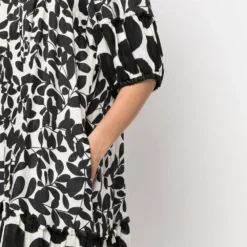 Femme Dolce & Gabbana Robe En Soie à Imprimé Graphique (années 2000) -Promos Féerie Jupe Boutique 19478059 43962900 1000