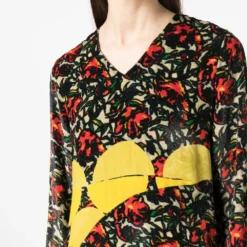 Femme Dries Van Noten Robe Froncée à Imprimé Abstrait (années 2000) 11 Femme Dries Van Noten Robe Froncée à Imprimé Abstrait (années 2000) -Promos Féerie Jupe Boutique 19505155 43737600 1000