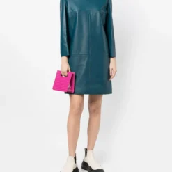 Femme Hermès Robe Cuir à Coupe évasée (années 2010) -Promos Féerie Jupe Boutique 19554406 43691442 1000