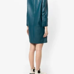 Femme Hermès Robe Cuir à Coupe évasée (années 2010) -Promos Féerie Jupe Boutique 19554406 43691450 1000