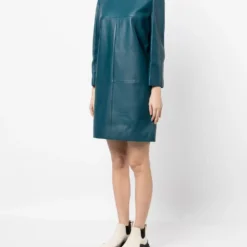 Femme Hermès Robe Cuir à Coupe évasée (années 2010) -Promos Féerie Jupe Boutique 19554406 43693737 1000