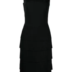 Femme A.N.G.E.L.O. Vintage Cult Robe Mi-longue à Volants Superposés (années 1960)