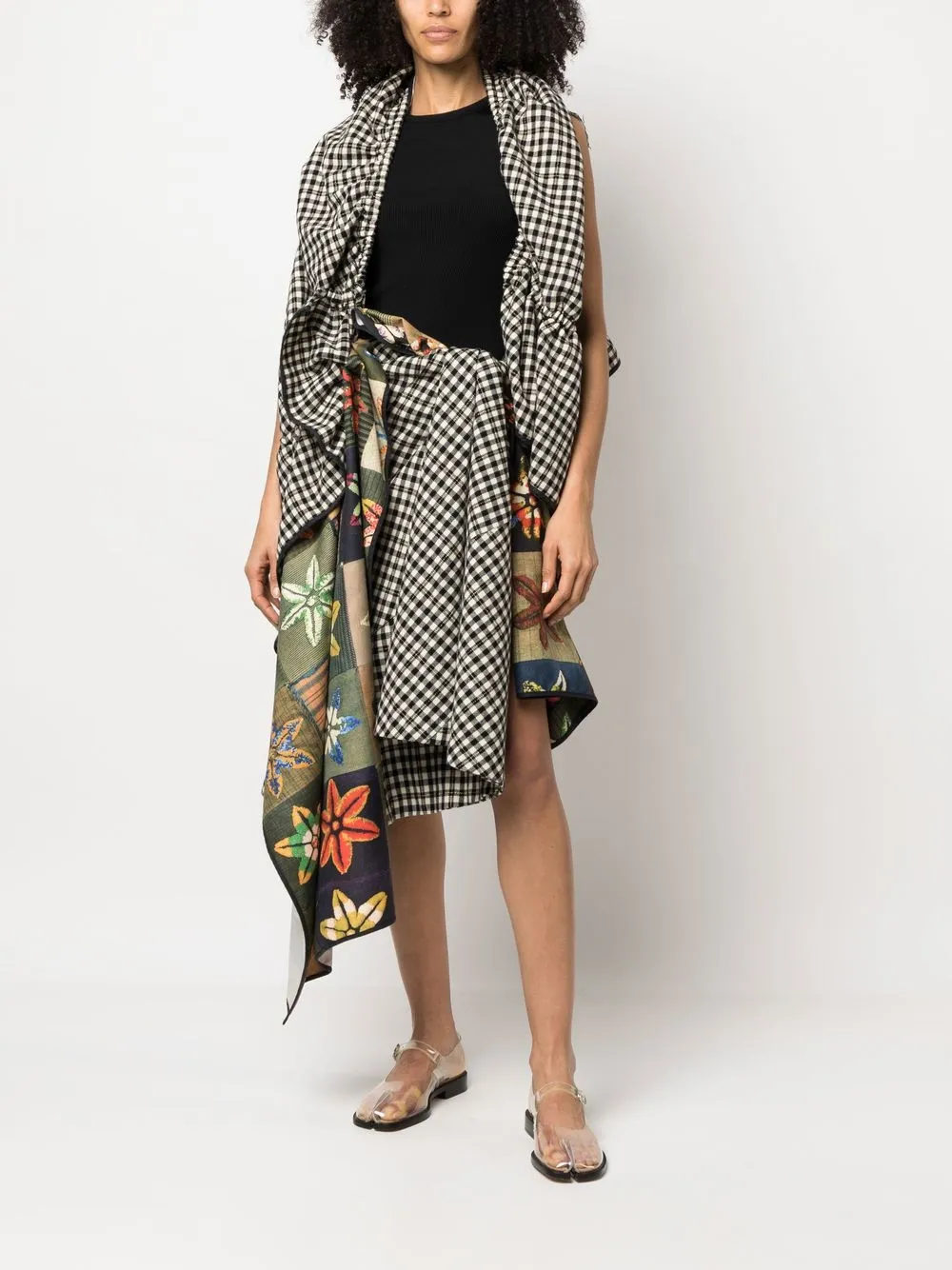 Comme Des Garcons Femme Comme Des Garçons Robe Drapée à Design Sans Manches Pre-owned (1999) 4 Comme Des Garcons Femme Comme Des Garçons Robe Drapée à Design Sans Manches Pre-owned (1999) – Image 2