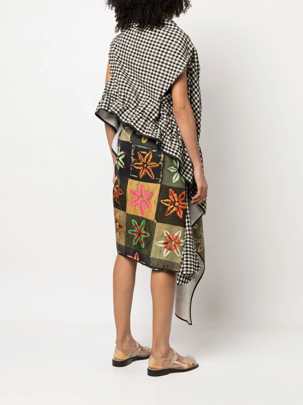 Comme Des Garcons Femme Comme Des Garçons Robe Drapée à Design Sans Manches Pre-owned (1999) 6 Comme Des Garcons Femme Comme Des Garçons Robe Drapée à Design Sans Manches Pre-owned (1999) – Image 4