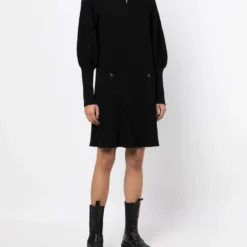 Femme CHANEL Robe En Maille à Manches Longues 13 Femme CHANEL Robe En Maille à Manches Longues -Promos Féerie Jupe Boutique 19670114 44256844 1000