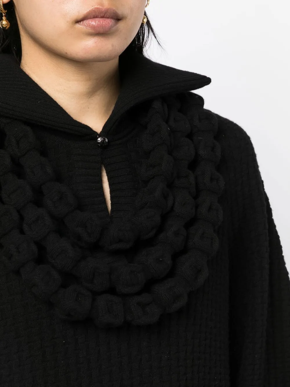 Femme CHANEL Robe En Maille à Manches Longues 7 Femme CHANEL Robe En Maille à Manches Longues – Image 5