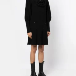 Femme CHANEL Robe En Maille à Manches Longues 10 Femme CHANEL Robe En Maille à Manches Longues -Promos Féerie Jupe Boutique 19670114 44257311 1000
