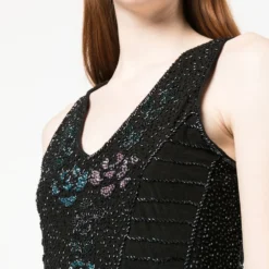 Femme A.N.G.E.L.O. Vintage Cult Robe Courte Ornée De Perles (années 1990) -Promos Féerie Jupe Boutique 19684073 44068631 1000