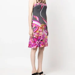 Femme PUCCI Robe En Soie à Fleurs (années 2000) -Promos Féerie Jupe Boutique 19708278 44142812 1000