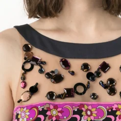 Femme PUCCI Robe En Soie à Fleurs (années 2000) -Promos Féerie Jupe Boutique 19708278 44143229 1000