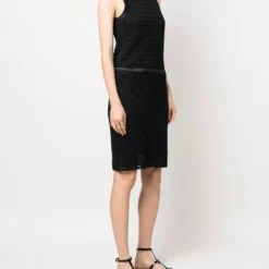 Femme CHANEL Robe En Crochet à Design Sans Manches 9 Femme CHANEL Robe En Crochet à Design Sans Manches -Promos Féerie Jupe Boutique 19740950 44315324 1000