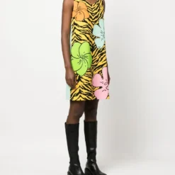 Femme Moschino Robe à Fleurs (années 2000) 9 Femme Moschino Robe à Fleurs (années 2000) -Promos Féerie Jupe Boutique 19747143 44211537 1000