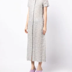 Femme CHANEL Robe Mi-longue à Logo Imprimé (1999) 9 Femme CHANEL Robe Mi-longue à Logo Imprimé (1999) -Promos Féerie Jupe Boutique 19753563 44434309 1000