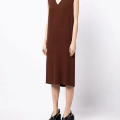 Femme Hermès Robe Mi-longue à Design Sans Manches Pre-owned (années 1990-2000) 9 Femme Hermès Robe Mi-longue à Design Sans Manches Pre-owned (années 1990-2000) -Promos Féerie Jupe Boutique 19754022 44433790 1000