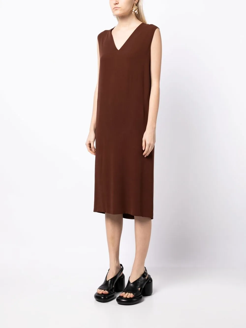 Femme Hermès Robe Mi-longue à Design Sans Manches Pre-owned (années 1990-2000) 5 Femme Hermès Robe Mi-longue à Design Sans Manches Pre-owned (années 1990-2000) – Image 3