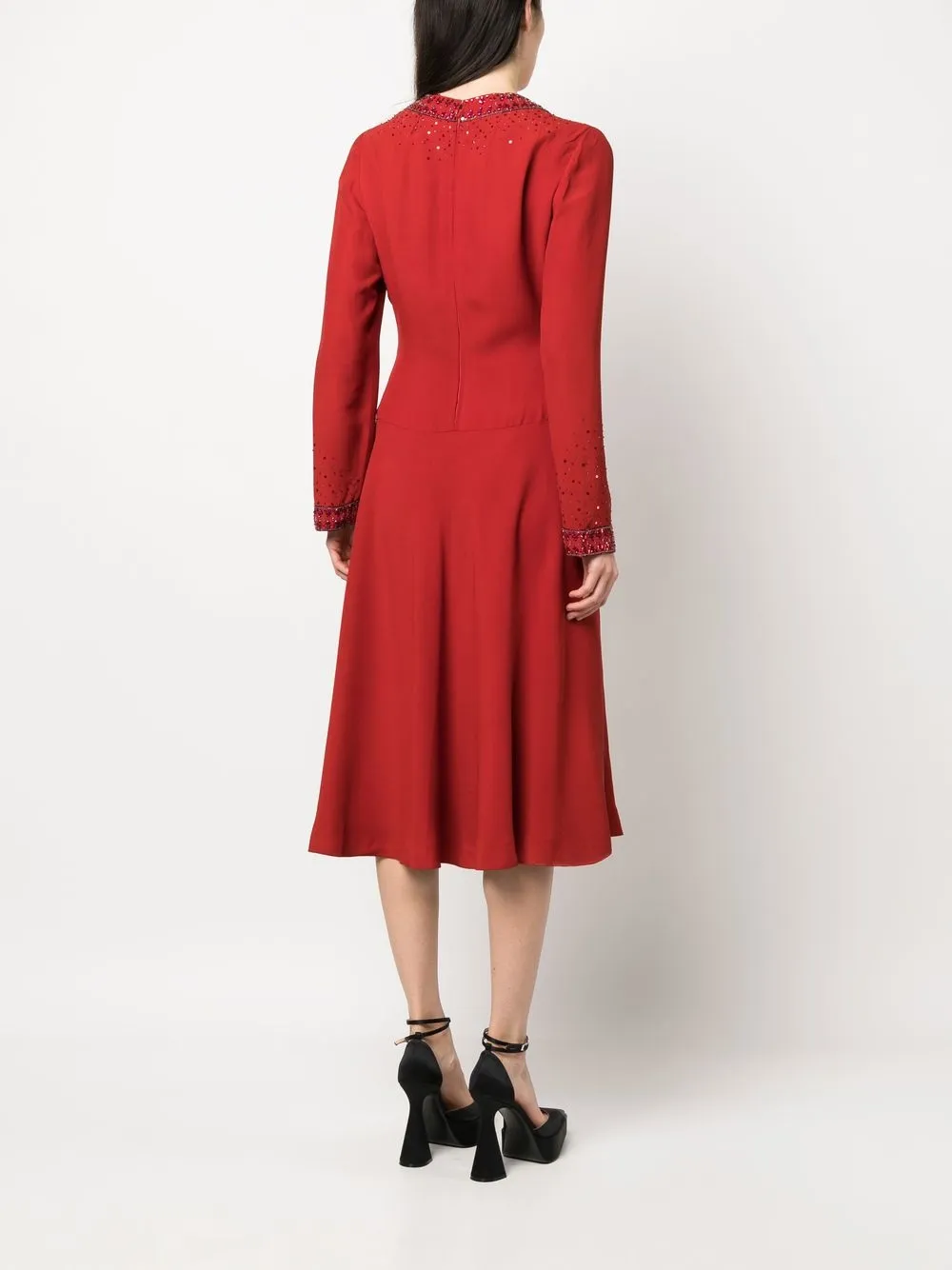 Femme A.N.G.E.L.O. Vintage Cult Robe En Soie à Sequins 6 Femme A.N.G.E.L.O. Vintage Cult Robe En Soie à Sequins – Image 4