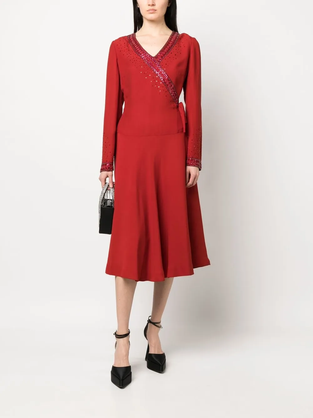 Femme A.N.G.E.L.O. Vintage Cult Robe En Soie à Sequins 4 Femme A.N.G.E.L.O. Vintage Cult Robe En Soie à Sequins – Image 2