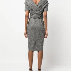 Femme Christian Dior Robe Drapée à Manches Courtes Pre-owned (années 2000) 10 Femme Christian Dior Robe Drapée à Manches Courtes Pre-owned (années 2000) -Promos Féerie Jupe Boutique 19791841 44550176 1000