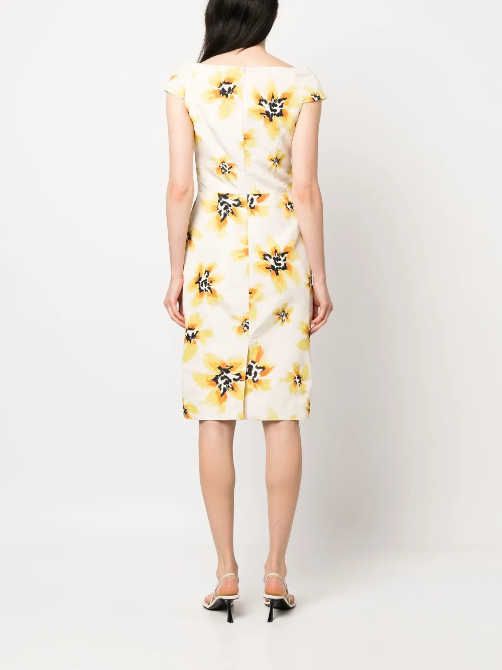 Femme Christian Dior Robe En Soie à Fleurs (années 2010) 6 Femme Christian Dior Robe En Soie à Fleurs (années 2010) – Image 4