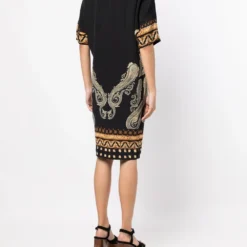 Femme Etro Robe à Motif Cachemire (2010) -Promos Féerie Jupe Boutique 19796541 44381078 1000