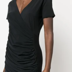 GIANFRANCO FERRE Femme Gianfranco Ferré Robe Froncée à Manches Courtes (années 2000) 11 GIANFRANCO FERRE Femme Gianfranco Ferré Robe Froncée à Manches Courtes (années 2000) -Promos Féerie Jupe Boutique 19832601 44635719 1000