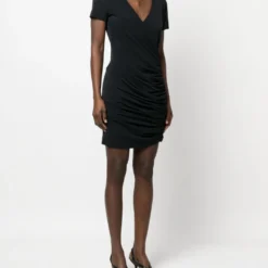 GIANFRANCO FERRE Femme Gianfranco Ferré Robe Froncée à Manches Courtes (années 2000) 9 GIANFRANCO FERRE Femme Gianfranco Ferré Robe Froncée à Manches Courtes (années 2000) -Promos Féerie Jupe Boutique 19832601 44635720 1000