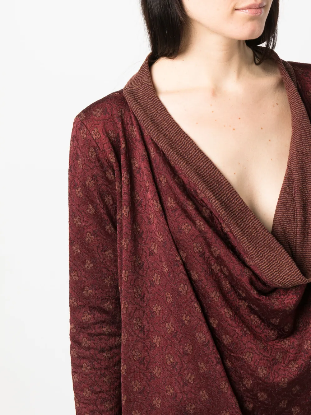 Femme Jean Paul Gaultier Robe à Fleurs (années 1990) 7 Femme Jean Paul Gaultier Robe à Fleurs (années 1990) – Image 5