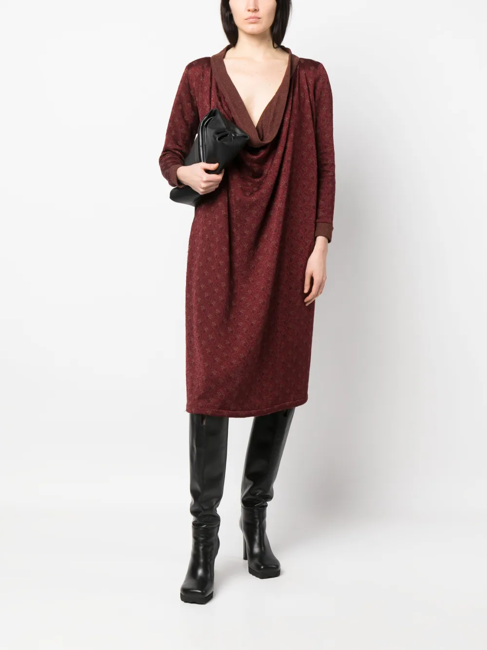 Femme Jean Paul Gaultier Robe à Fleurs (années 1990) 4 Femme Jean Paul Gaultier Robe à Fleurs (années 1990) – Image 2