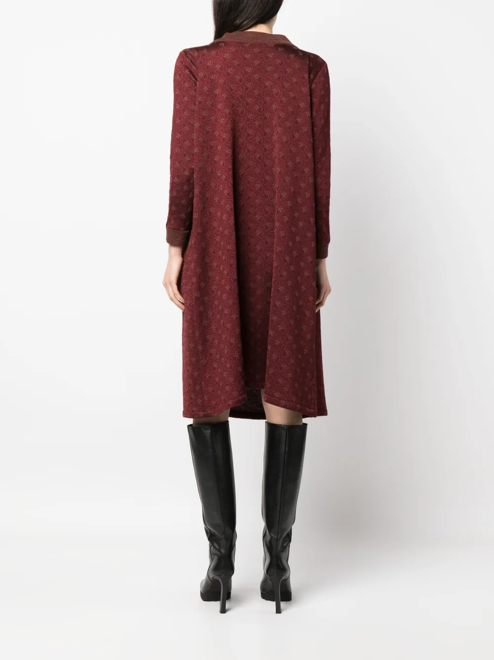 Femme Jean Paul Gaultier Robe à Fleurs (années 1990) 6 Femme Jean Paul Gaultier Robe à Fleurs (années 1990) – Image 4